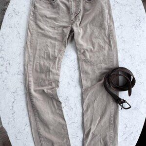 Levi’s 514 Straight Fit Jeans 32x34 | Khaki Tan Denim | 32x34